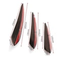 thumbnail image 1 of Universal Car Body Kits Front Bumper Fin Splitter Spoiler Canard Valence Paste Type for Repair Maintenance Decoration, 1 of 5