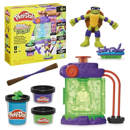Play-Doh Teenage Mutant Ninja Turtles Mutation Station Playset Arts & Crafts Toys for Kids 4+