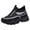 Black, variant on Elastic Knit Sneakers for Women with Breathable Mesh Fashionable La𝖼e Up Sport Shoes Daliy Casual Work Walking Shoes Lightweight Comfortable Tennis Shoes for Back to College