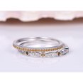 thumbnail image 3 of HeartsAndYou 1.9ct Natural Yellow Citrine Bridal Set Engagement Ring 14k SOLID White Gold, 3 of 9
