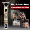 thumbnail image 6 of Electric Hair Trimmer Trimmers Cordless Barber Rechargeable Creative LED Scre Durable For Man USB Cutter Machine Shaver, 6 of 18