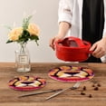 thumbnail image 7 of SKYSONIC Cheetah Watercolor Cool Pot Holders Trivets, 2 Pcs Heat Resistant Trivets,Wild Animal Summer Cotton Thread Weave Mats for Hot Pads Pans Pot Bowl Teapot for Kitchen Decor, 7 of 7