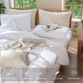 thumbnail image 4 of Juego de funda de edredón MooMee Bedding 100% algodón lavado King, 4 of 7