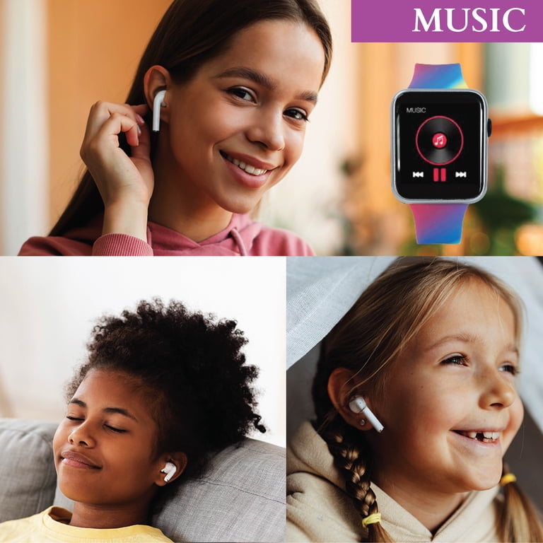 Justice Smartwatch in Rose Weave and Rose Gold photo 5
