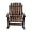 Brown, variant on Mosbrisa Rustic Log Wooden Rocking Chair, Handcrafted Solid Fir Wood Outdoor Rocker for Porch, Patio, Heavy-Duty 700 lbs, Weather-Resistant Finish, Natural Charm, Brown