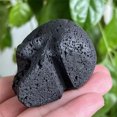 thumbnail image 6 of MATROOY 2" Natural Volcanic rock Carved Skull Quartz Crystal Skull Reiki Healing 1PC, 6 of 9
