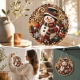 thumbnail image 4 of Clearance! Christmas Pearl Art Kit for Adults, 8" DIY Pearl Diamond Painting Suncatcher with 3D Mixed-Size Beads, Snowman, 4 of 7