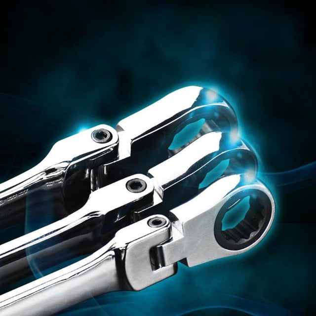 Llave De Trinquete De Herramientas De Doble Uso Con Combinación De Trinquete De Espejo De Cabeza Flexible De 13Mm Monstrate VI005822-00