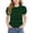 Army Green, variant on BRGZLK Girls Puff Sleeve Tops Kids Summer Striped Crewneck Short Sleeve T Shirts Soft Comfortable Casual Basic Tees Army Green 12-13Y