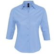 thumbnail image 1 of SOLS Womens Effect 3/4 Sleeve Fitted Work Shirt, 1 of 6