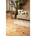 thumbnail image 4 of 2' X 6' Ombre Chocolate Faux Fur Washable Non Skid Area Rug, 4 of 6