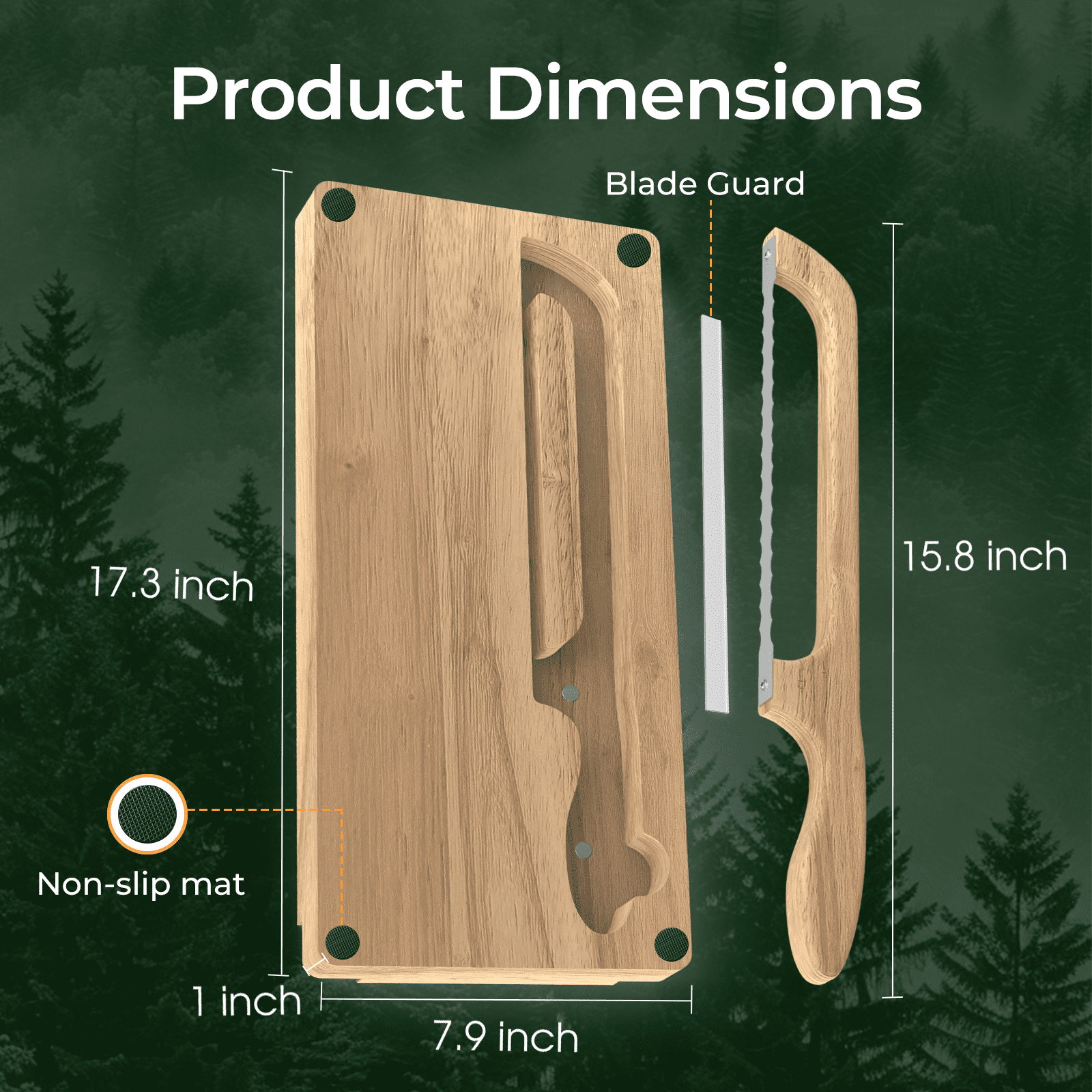 Bread Bow Knife and Board Set, Sourdough Bread Slicer and Bread Cutting Board with Magnetic Storage, Space-saving,Right & Left Handed, Perfect for Bagels, Homemade Bread, Ideal Baking Gifts for Woman