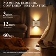 thumbnail image 4 of HLONK Wireless Motion Sensor Wall Light  Up and Down Beam Decorative Light  1200mAh Rechargeable Battery Sensing Mode  Up to 60 Days Long Battery Life  3 Color Temperatures  3 Modes Adjus, 4 of 6