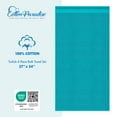 thumbnail image 2 of Cotton Paradise 100% Cotton 4 Piece Turkish Bath Towel Set, Soft Plush Towels Clearance Bathroom Set, Aqua, 2 of 7