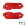 thumbnail image 1 of LOVIVER 2 Pieces Motorcycle Mirror Block Off Plates Decoration Rearview Mirror Parts Red, 1 of 8
