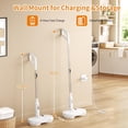 thumbnail image 2 of Adjustable Cordless Electric Spin Mop with self-propelled water sprayer/8000mAh Battery/LED Headlight,self-propelled design with 6 Washable mop Pads for Hardwood, Tile Floors, Quiet Cleaning/Waxing, 2 of 8