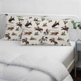 thumbnail image 4 of Western Cowboys Pillow Covers 16"x24", Beige Vintage Country Cactus Soft Brushed Microfiber Breathable Throw Pillow Covers, Decorative Pillowcase with Zipper for Couch Sofa Bedroom Living Room, 4 of 9