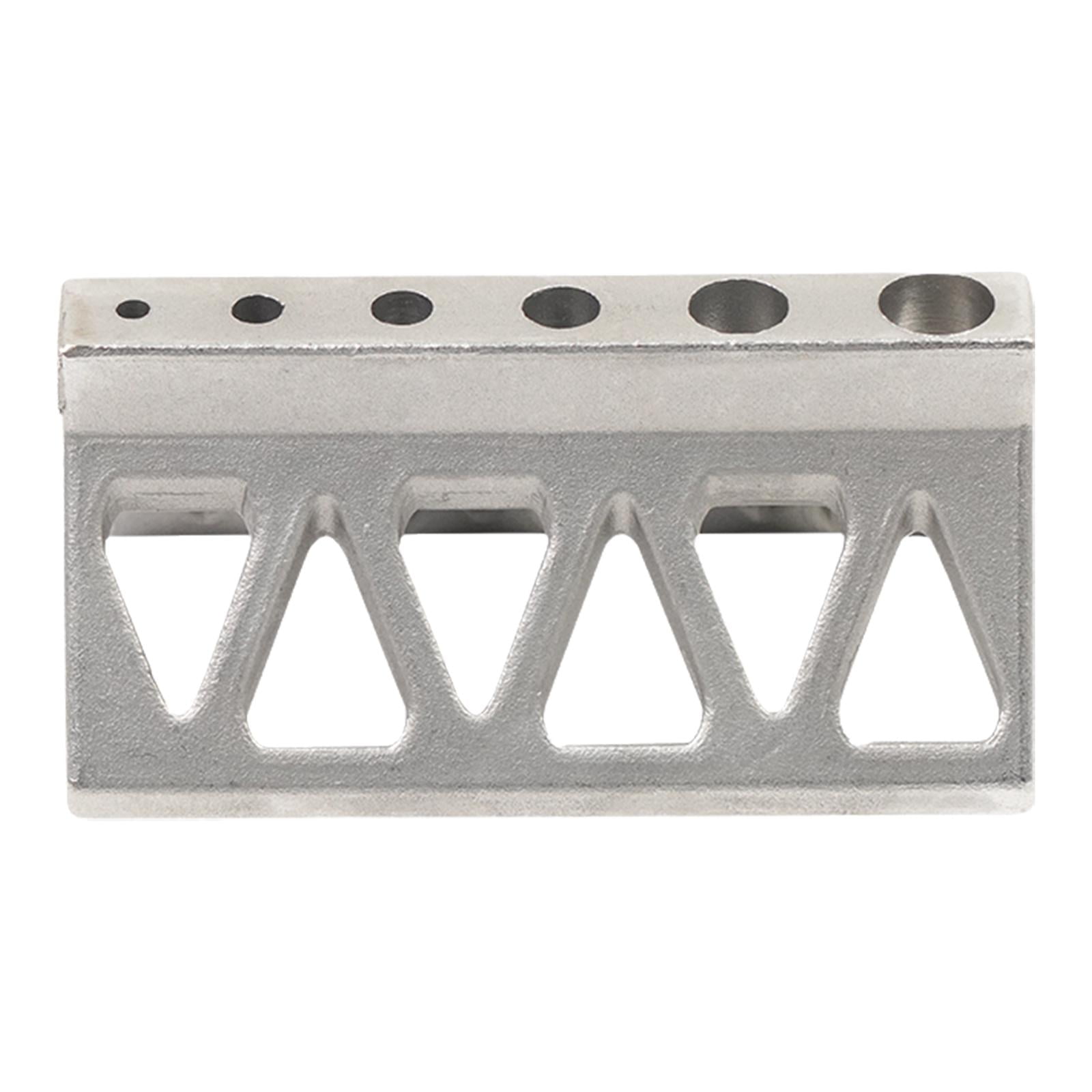 Miulika Pipe Drill Jig for Cylinder Easy to Use Compact 304 Stainless Steel Centering Tool Sturdy Fixture Drill Jig for Round Pipe