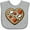 AC-Heather Grey, variant on Inktastic Pizza Lover Funny Chef Boys or Girls Baby Bib