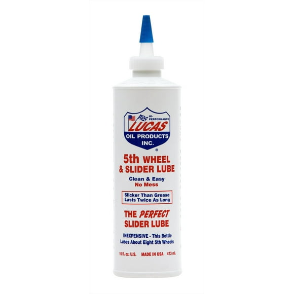 Lucas Oil Lubrifiant pour Attelage de Remorque à Cinquième Roue 10030 Bouteille de 16 Onces; Simple