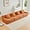 Orange, variant on Boneless Cloud Couch Modular Sectional Sofa, 115.3" L Shaped Couch 3 Seater Comfy Teddy Sofa, Deep Seat Sectional Couches for Living Room, Modern Oversized Compressed Sofas No Assembly, Orange