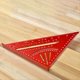 thumbnail image 5 of Regla Triangular Para Carpintería Regla De Ángulo Recto Especial Para Carpintería De Aleación De Aluminio Regla De Ángulo Métrica De 7 Pulgadas Y 90 Grados Roja, 5 of 5