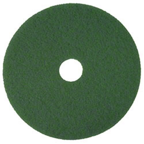 3M 35030 5400N Green Floor Pads, 17" Green Scrub Floor Pads (5/cs)