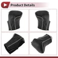 thumbnail image 4 of Cubierta de pomo de cambio antideslizante Unique Bargains, protector de manija de cambio para Audi A7 2012-2015, cuero sintético negro y beige, 4 of 7