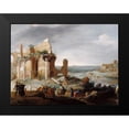 thumbnail image 2 of Breenbergh, Bartholomeus 14x12 Black Modern Framed Museum Art Print Titled - Moses and Aaron Changing the Rivers of Egypt to Blood, 2 of 5
