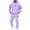 Light Purple, variant on Mens Big and Tall Track Suits Workout Gym Sport Paris Print Hoodie and Sweatpants Jogging Sweat Suits Sweatsuits Athletic Lounge Outfit 2 Piece Set Winter Suit Sets