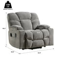 thumbnail image 6 of Bonzy Home Oversized Power Lift Recliner,Elderly Lift Chair with Heat Therapy and Massage Function,Remote Control,Side Pocket,Living Room, Ashy, 6 of 8