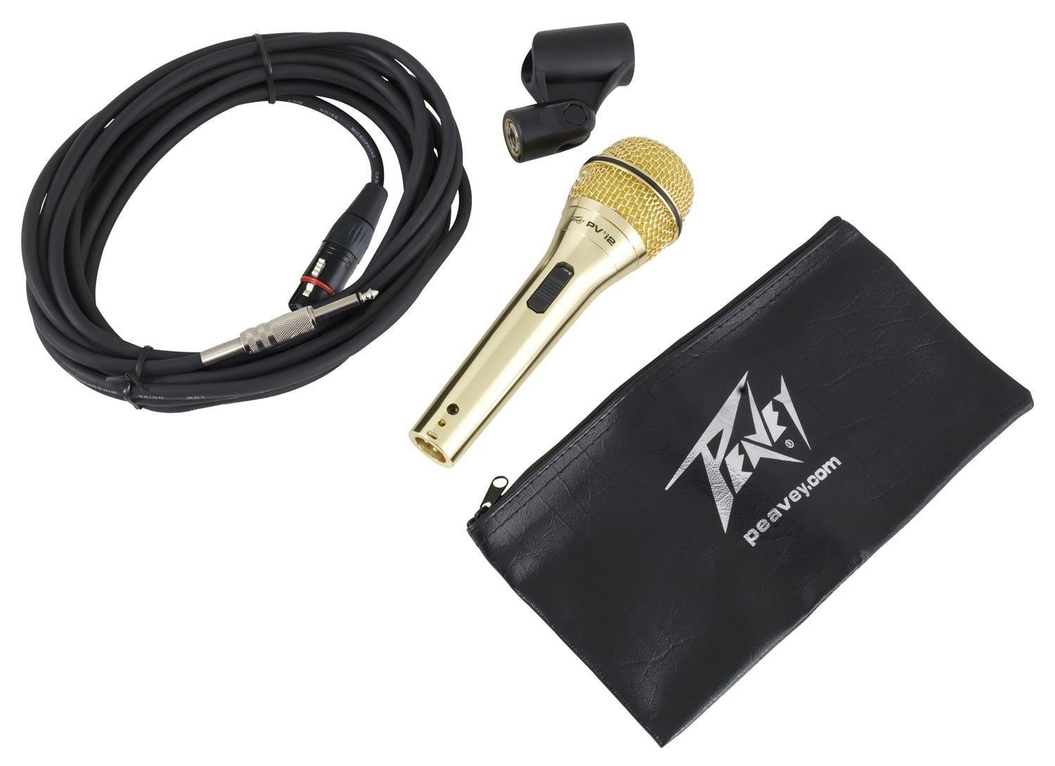 Peavey PVI 2G XLR Dynamic Undirectional Cardioid Microphone - Gold 593430 New