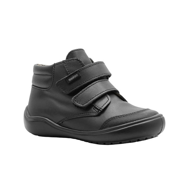 Bota Escolar Audaz® Contactel Piel Negro Plantilla Con Arco negro 13