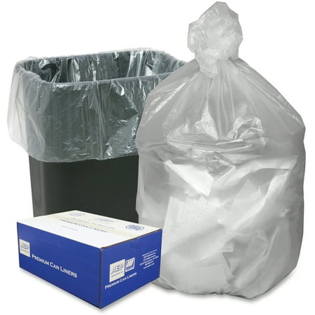 

Webster Translucent Waste Can Liners 16 Gallon 1000 Count