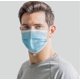 thumbnail image 3 of ZHAOCHENG 100 piezas de mascarillas desechables antivirus para la cara y la boca, con filtro de 3 capas, a prueba de polvo, con lazos para las orejas, no tejidas (100 tabletas), 3 of 5