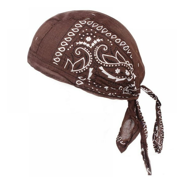 GOODLY Cooling Skull Cap Motorcycle Cotton Du Rag Biker Head Wrap Do Doo Bandana Hat