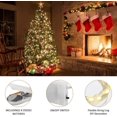 thumbnail image 2 of Juego de 6 luces LED de cadena de 2 m, 20 LED, funciona con pilas, cable de cobre, resistente al agua, para bodas, fiestas, Navidad, decoración interior y exterior, color blanco cálido., 2 of 5