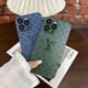 thumbnail image 3 of Funda De Cristal HD Premium Para iphone 11 , 12 , 13 , 14 , ProMax , 3D , Erosionada , Patrón LV , Cubierta Protectora De Lente De Cobertura Total, 3 of 4