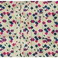 thumbnail image 4 of oneOone Organic Cotton Poplin Twill Fabric Ikat Stripe|Diamond & Triangle Geometric Fabric Prints By Yard 42 Inches Wide, 4 of 4