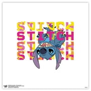 Gallery Pops Lilo & Stitch - Alien Text Stitch Wall Art, Unframed Version, 12" x 12"