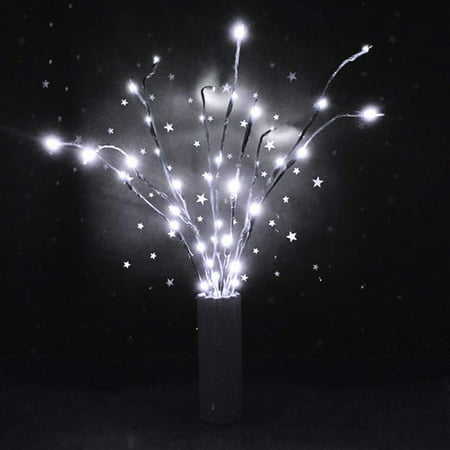Morease Branch Lights - Led Branches Battery Powered Decorative Lights Tall Vase Filler Willow Twig Lighted Branch for Home Decoration Warm White 20 LED Lights