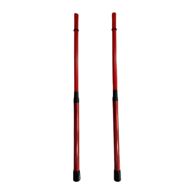 Baquetas de Jazz Hugo con mangos cómodos Rojo