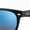 Rubber Black/Grey Mirror Blue, variant on Ray-Ban Men's Polarized New Wayfarer RB2132-622/58-55 Black Oval Sunglasses