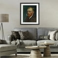 thumbnail image 2 of Van Gogh Portrait with Smoke Black Framed Print Under Glass, design by Masters Redux, 2 of 10