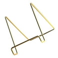thumbnail image 4 of Metal Electroplated Portable Bookshelf Desktop Supporter Tablet Holder for Home Office (Golden), 4 of 5