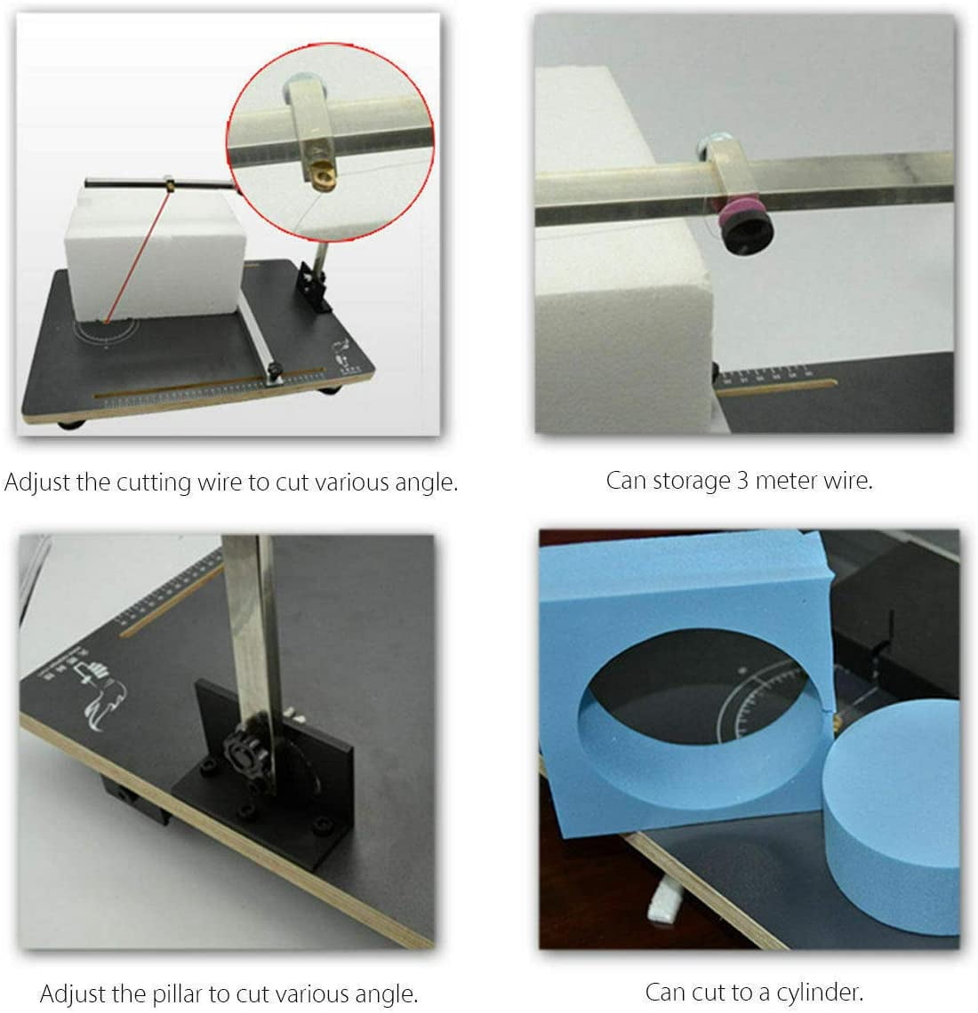 INTBUYING Hot Wire Thremal Foma Thermocut Foam Cutting Machine 38X78CM Working Bench Using for Styrofoam Cutter Cutting Foams KT Board
