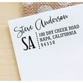 thumbnail image 2 of Printtoo Custom Stationary Monogram Return Address Rubber Stamp Personalized Self Inking, 2 of 6