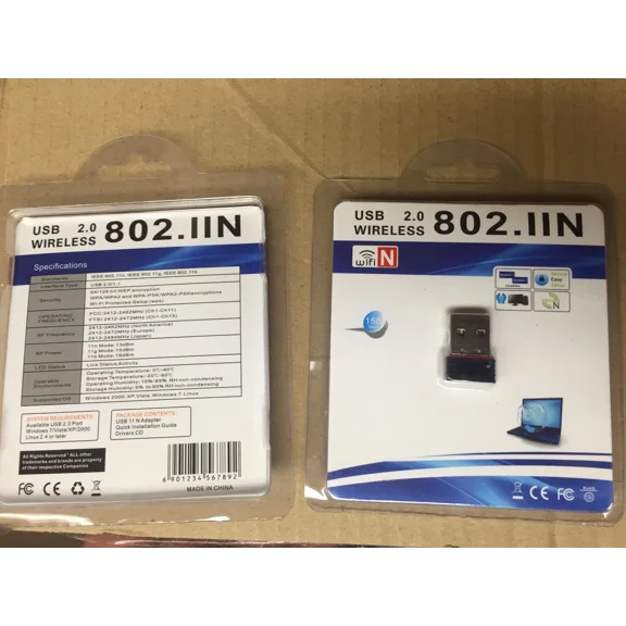 RIVEN- Mini / Micro Wireless N 150Mbps Usb Wifi Adapter Lan Network Adapter 802.11N/G/B