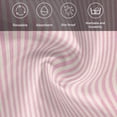 thumbnail image 5 of Pink Striped Cloth Napkins, Modern Simple Farmhouse Beige Vintage Washable and Reusable Dinner Napkins Set of 8, Table Napkin for Kitchen Party Birthday Wedding Hotel Housewarming 20"x20", 5 of 8
