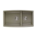 thumbnail image 3 of BLANCO PERFORMA Anthracite Stainless Steel 1.75 Bowl Undermount Sink, 3 of 3